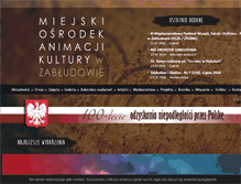 Tablet Screenshot of moak-zabludow.pl